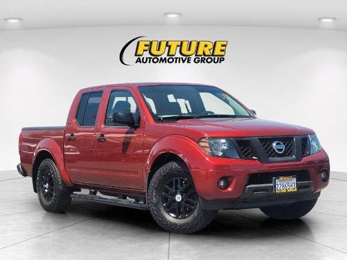 Red 2021 Nissan Frontier SV