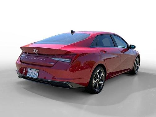 Scarlet Red 2023 Hyundai ELANTRA HEV Limited