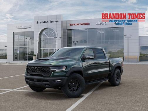 Serrano Green Metallic 2026 RAM 1500 RHO Crew Cab 4x4 5'7' Box