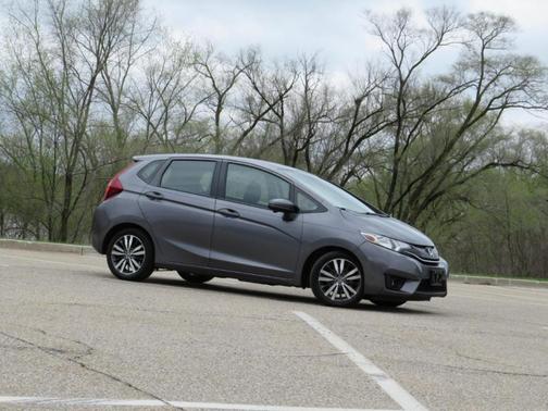 Gray 2015 Honda Fit EX