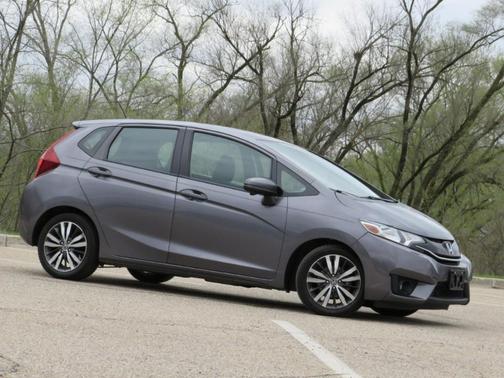 Gray 2015 Honda Fit EX