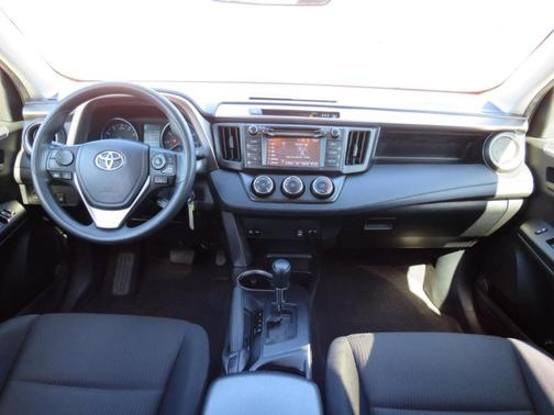 Red 2017 Toyota RAV4 LE