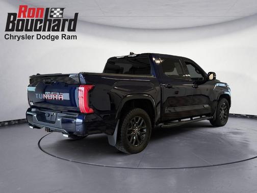 Blue 2022 Toyota Tundra Platinum