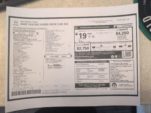 2025 RAM 1500 Big Horn