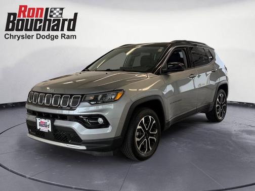 Silver 2022 Jeep Compass Limited