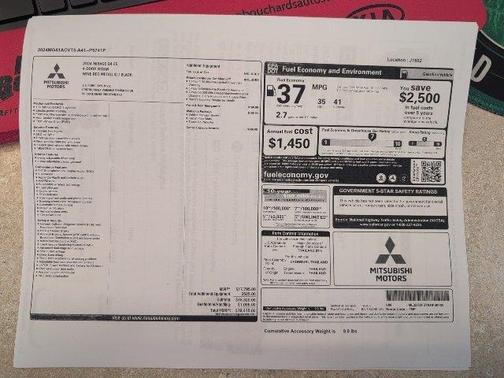 2024 Mitsubishi Mirage G4 ES