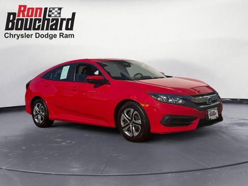 Red 2016 Honda Civic LX