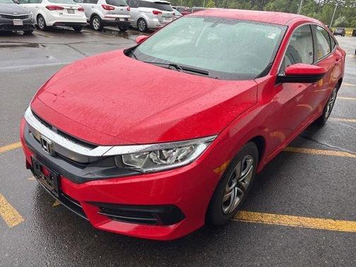 Red 2016 Honda Civic LX