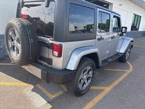 Silver 2017 Jeep Wrangler Unlimited Sahara