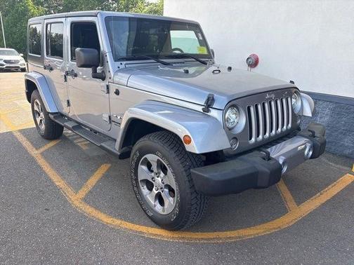 Silver 2017 Jeep Wrangler Unlimited Sahara