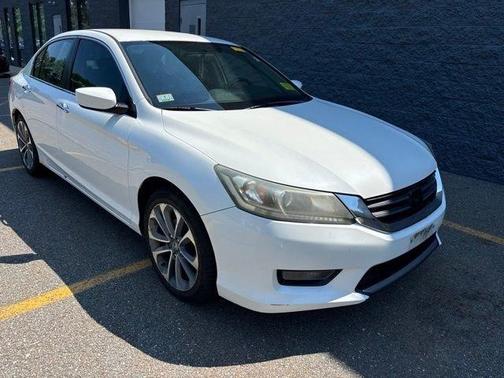 White 2014 Honda Accord Sport