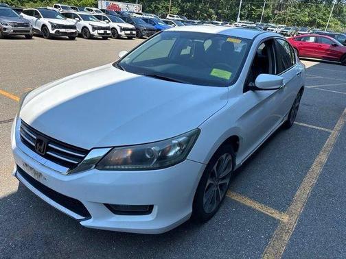 White 2014 Honda Accord Sport