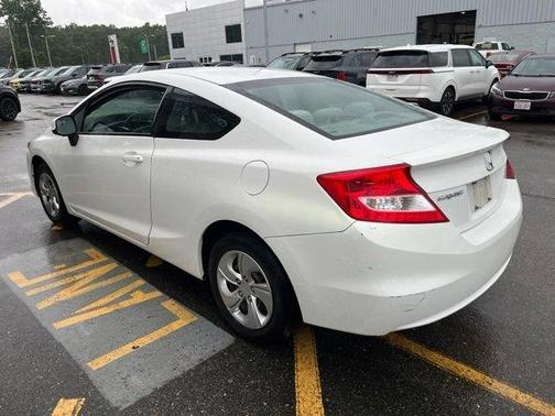 White 2013 Honda Civic LX