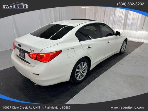 White 2017 INFINITI Q50 3.0T Premium