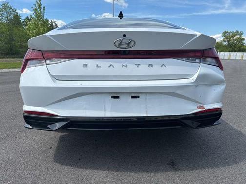 Quartz White 2021 Hyundai ELANTRA SEL
