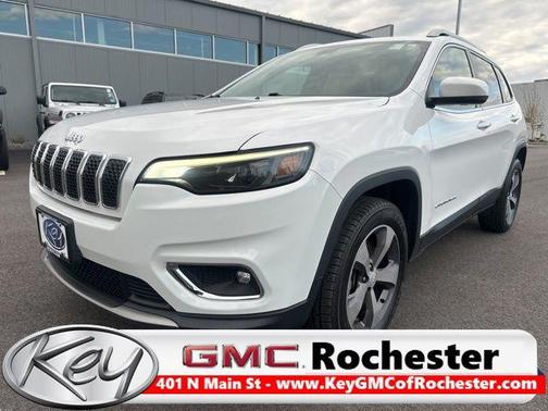 Bright White Clearcoat 2019 Jeep Cherokee Limited