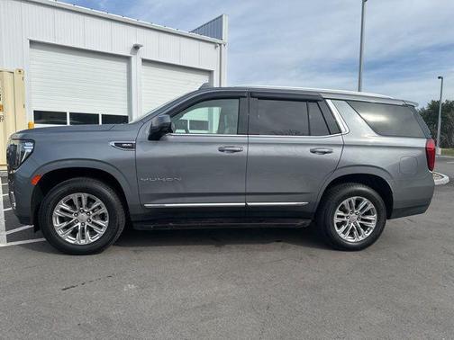 Satin Steel Metallic 2021 GMC Yukon SLT