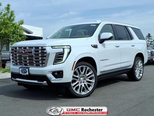 Glacier White Tricoat 2026 GMC Yukon Denali