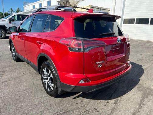 Red 2017 Toyota RAV4 LE