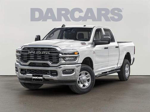 Bright White Clearcoat 2026 RAM 2500 Tradesman Crew Cab 4x4 8' Box