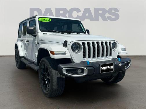 Bright White Clearcoat 2023 Jeep Wrangler 4xe Sahara