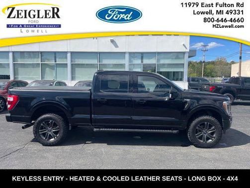 Agate Black Metallic 2021 Ford F-150 Lariat