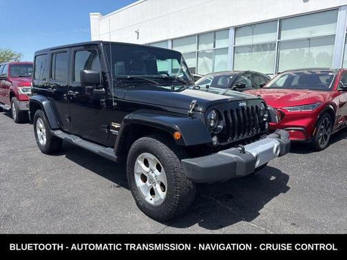 Black Clearcoat 2015 Jeep Wrangler Unlimited Sahara