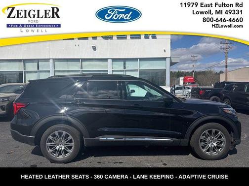 Agate Black Metallic 2025 Ford Explorer Active