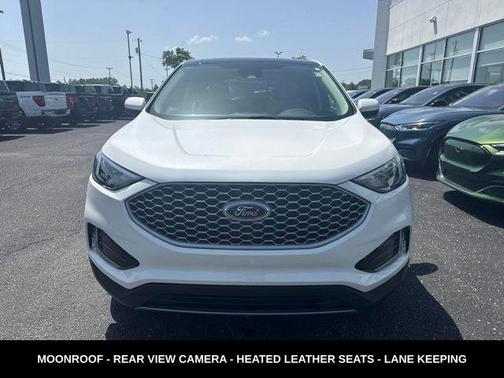 Star White Metallic Tri-Coat 2023 Ford Edge SEL