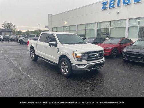 Star White Metallic Tri-Coat 2021 Ford F-150 Lariat