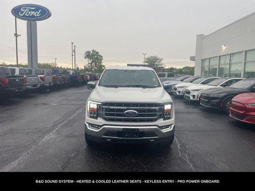 Star White Metallic Tri-Coat 2021 Ford F-150 Lariat