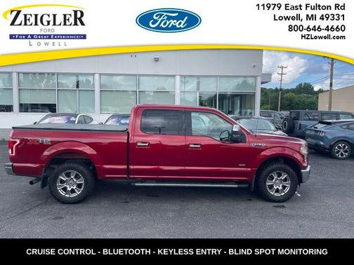 Ruby Red Metallic Tinted Clearcoat 2016 Ford F-150 XLT