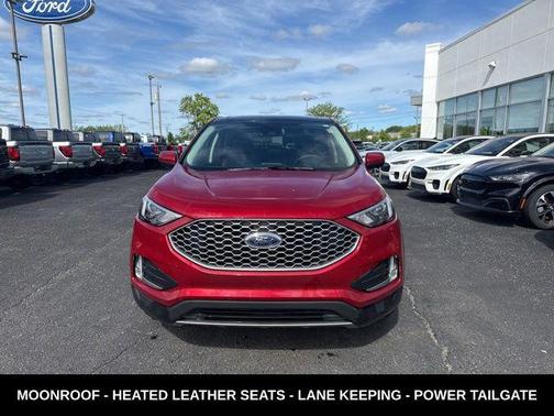 Rapid Red Metallic Tinted Clearcoat 2024 Ford Edge SEL