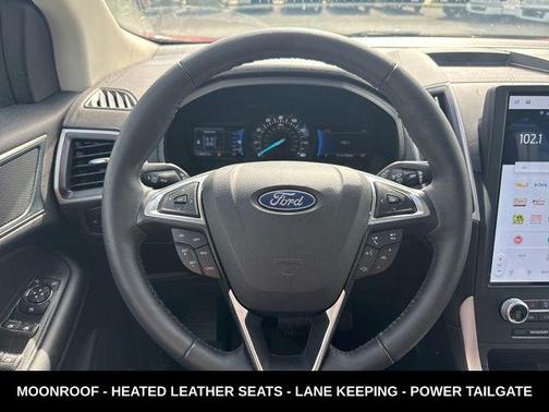 Rapid Red Metallic Tinted Clearcoat 2024 Ford Edge SEL