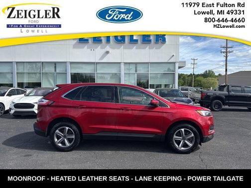 Rapid Red Metallic Tinted Clearcoat 2024 Ford Edge SEL