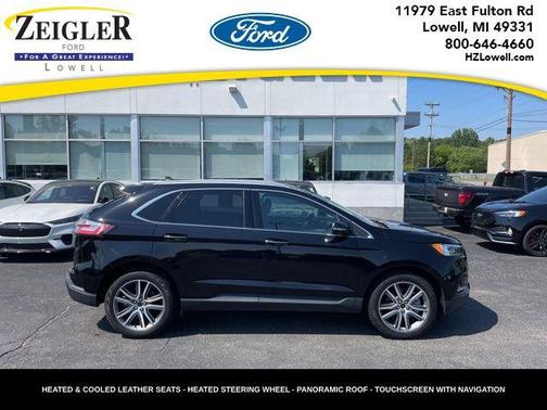 Agate Black Metallic 2024 Ford Edge Titanium