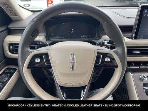 Flight Blue Metallic Clearcoat 2022 Lincoln Aviator Reserve AWD