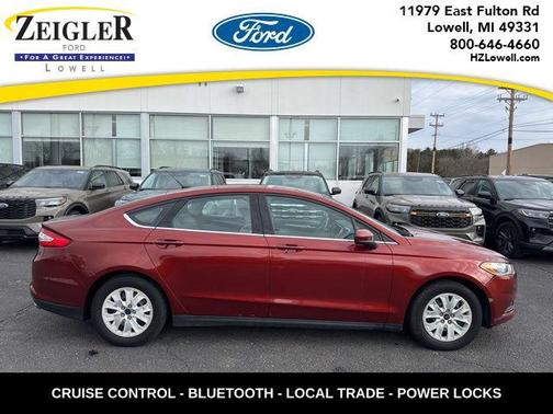 Sunset Metallic 2014 Ford Fusion S