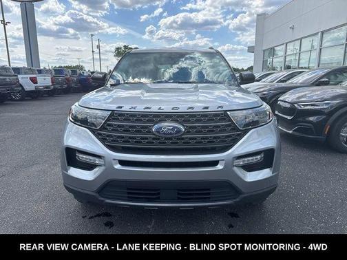 Iconic Silver Metallic 2022 Ford Explorer XLT