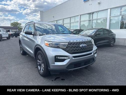 Iconic Silver Metallic 2022 Ford Explorer XLT