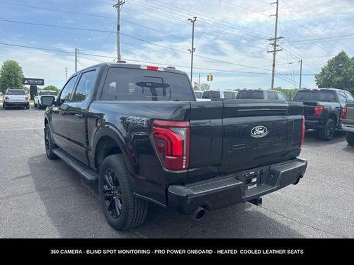 Agate Black Metallic 2025 Ford F-150 Lariat