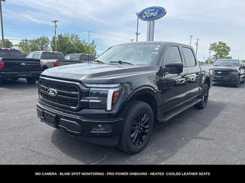 Agate Black Metallic 2025 Ford F-150 Lariat