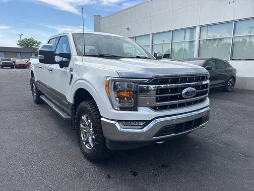 Star White Metallic Tri-Coat 2021 Ford F-150 Lariat
