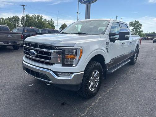 Star White Metallic Tri-Coat 2021 Ford F-150 Lariat