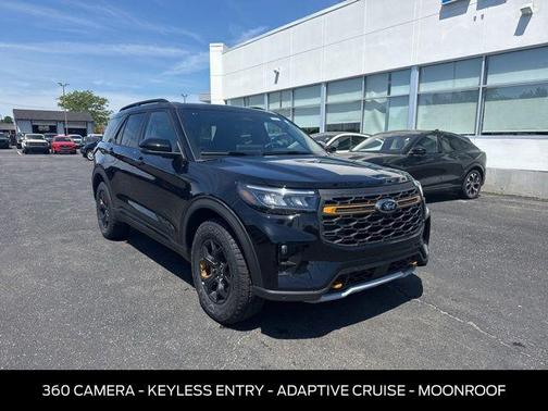 Agate Black Metallic 2026 Ford Explorer Tremor