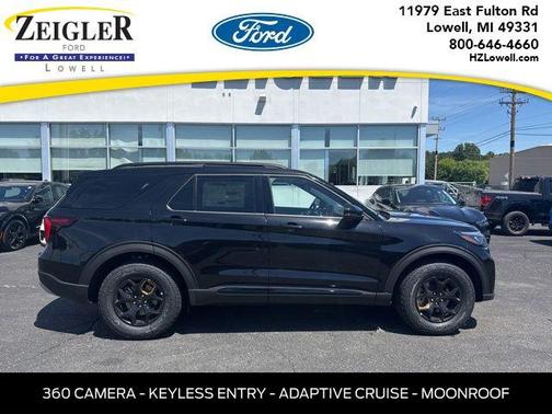 Agate Black Metallic 2026 Ford Explorer Tremor