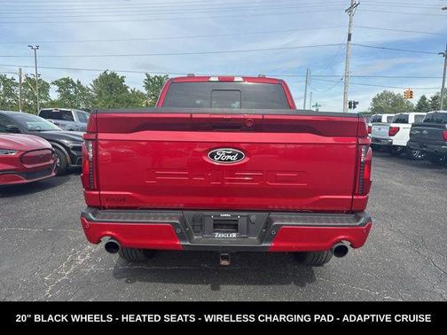 Rapid Red Metallic Tinted Clearcoat 2024 Ford F-150 XLT