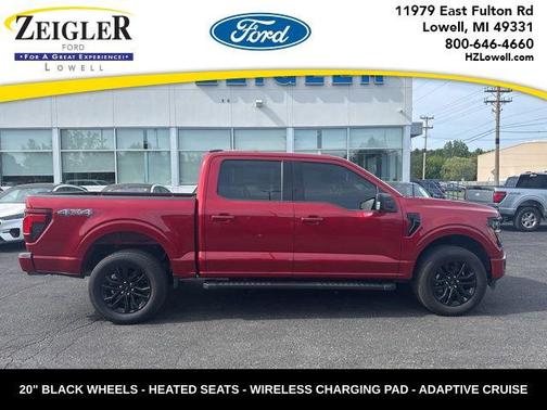 Rapid Red Metallic Tinted Clearcoat 2024 Ford F-150 XLT