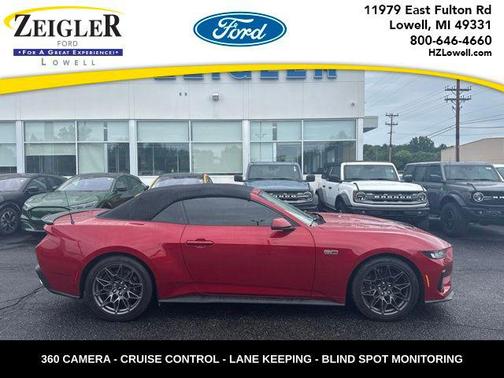 Rapid Red Metallic Tinted Clearcoat 2024 Ford Mustang GT Premium