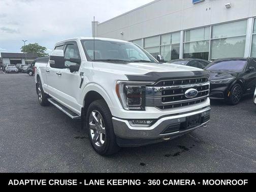Star White Metallic Tri-Coat 2023 Ford F-150 Lariat